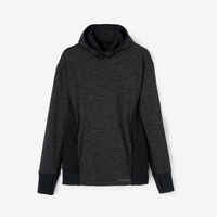 Sudadera Running Warm Mujer Negro Capucha