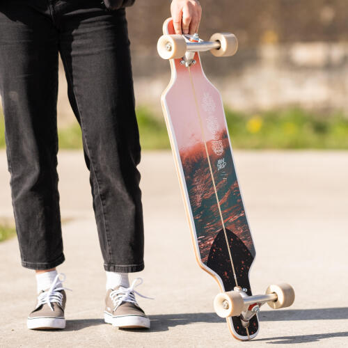 Longboard - 100 Drop - Çiçek Desenli