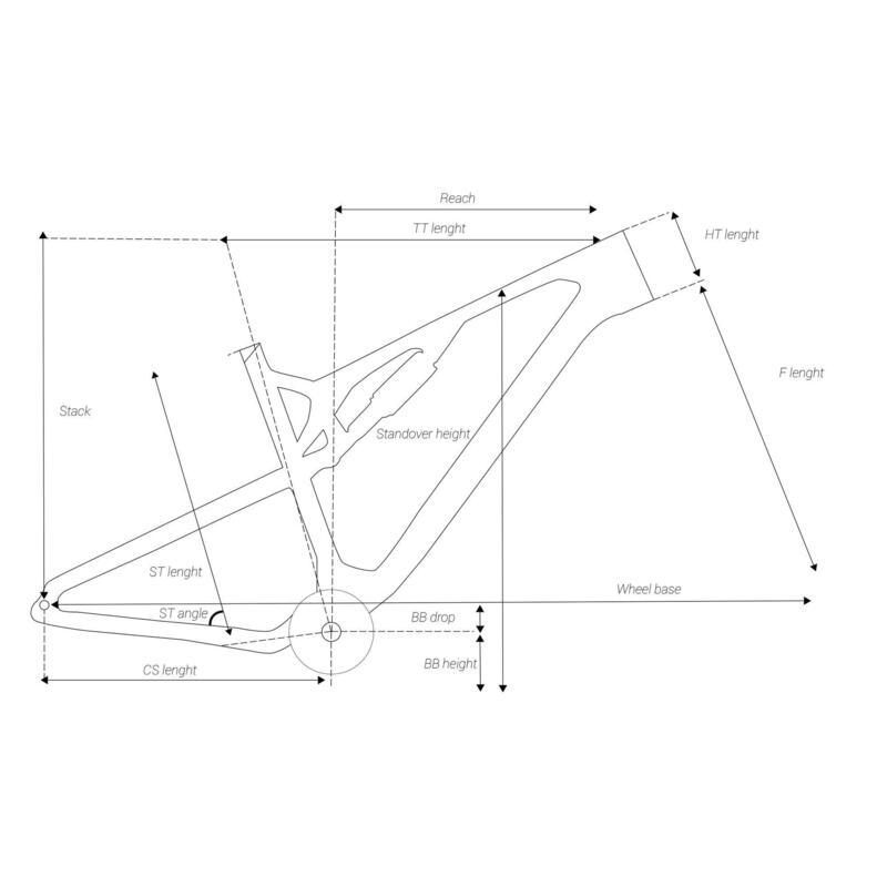 Bicicletă MTB cross country XC 500 S 29" gri