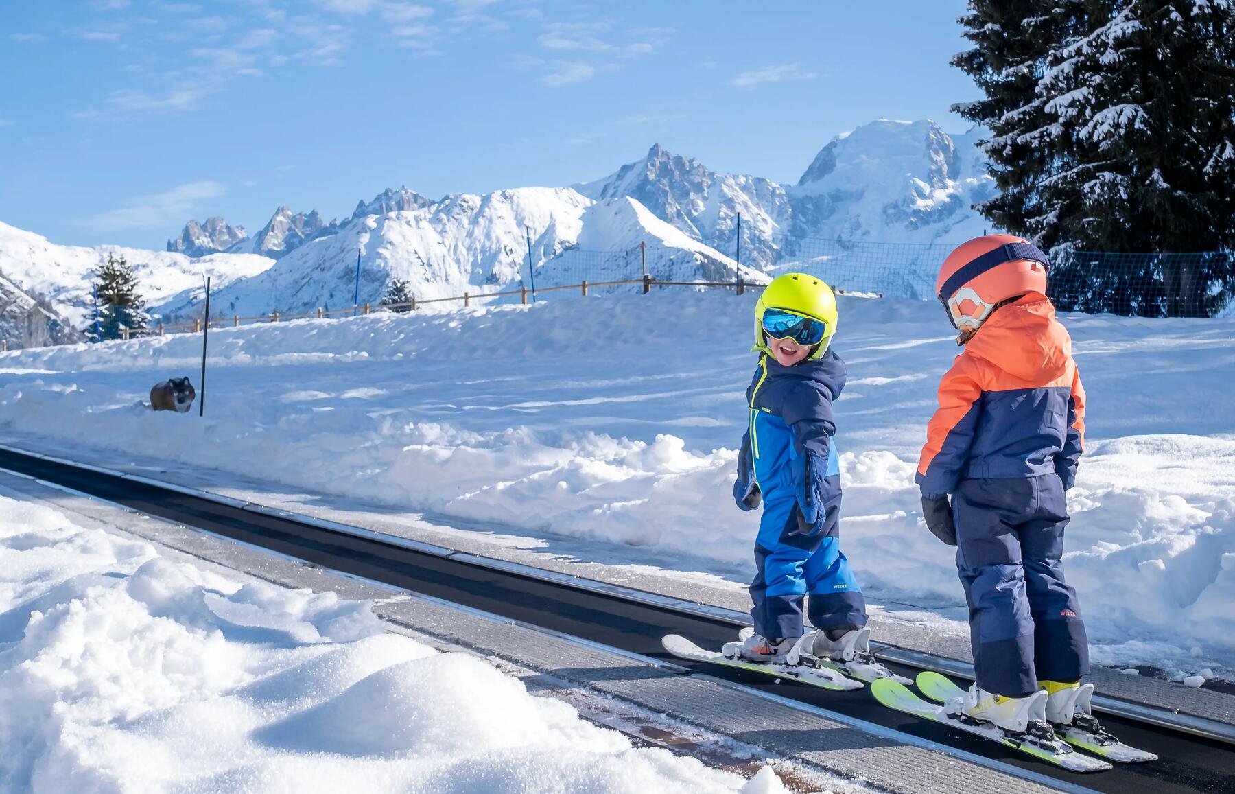 ski enfant tapis roulant