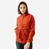 KIPRUN RUN 500 WOMEN's WINDPROOF RUNNING JACKET-BROWN