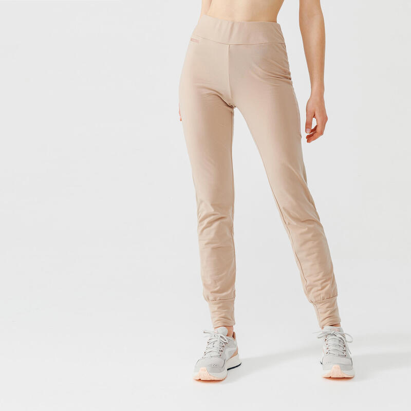 Women's jogging/running trousers Warm - beige