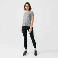 Women's Soft Breathable Running T-Shirt - khaki