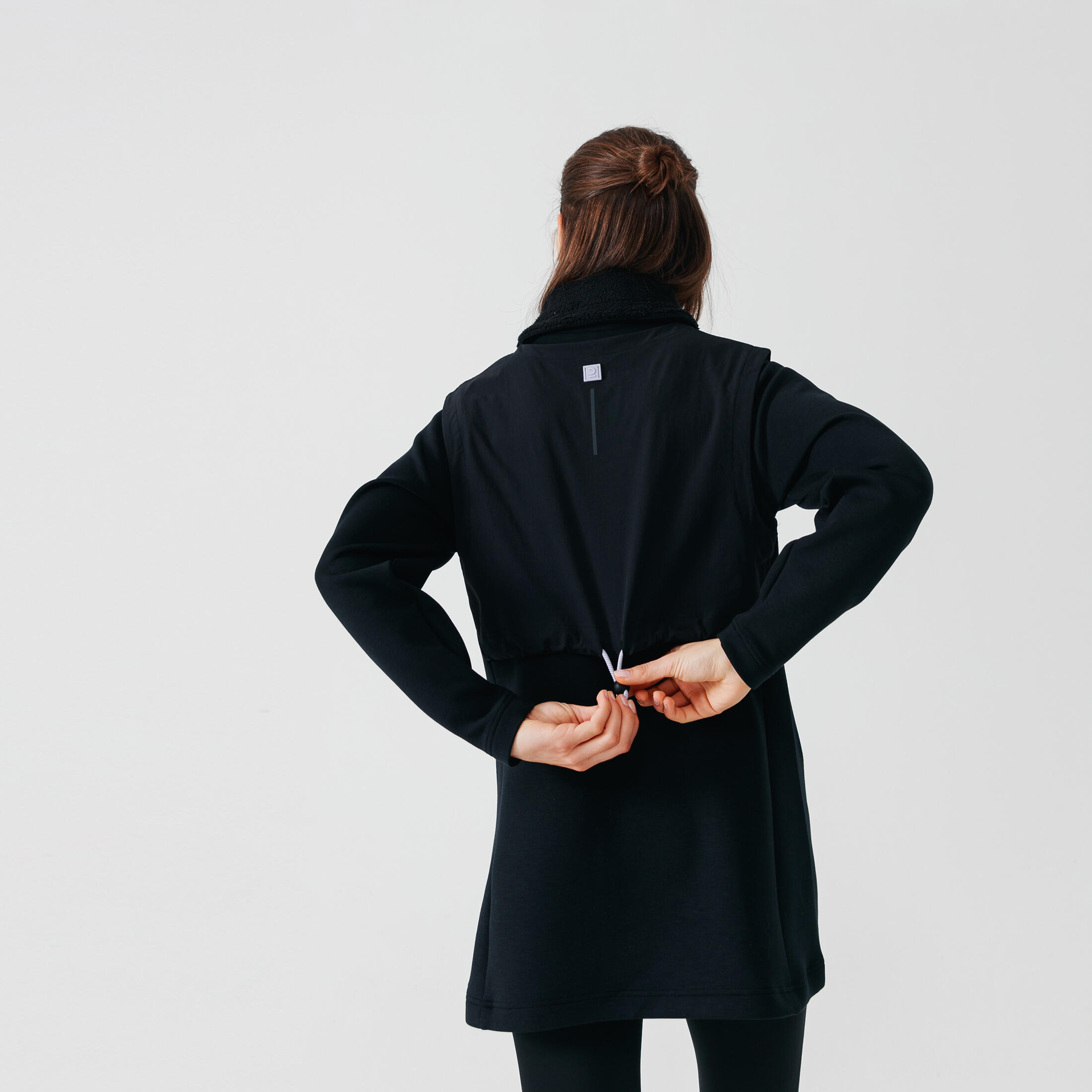 womens long sweatshirt jacket
