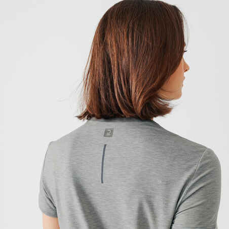 Women's Soft Breathable Running T-Shirt - khaki