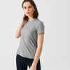 Women's Soft Breathable Running T-Shirt - khaki