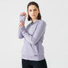 女款跑步連帽外套Run Warm - 紫色