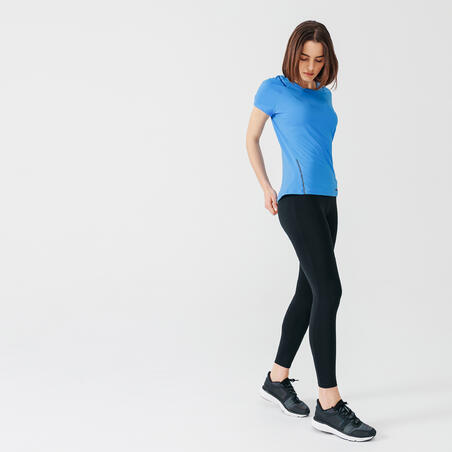 RUN DRY + WOMEN'S RUNNING T-SHIRT - BLUE