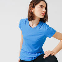 RUN DRY + WOMEN'S RUNNING T-SHIRT - BLUE