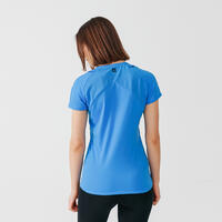 RUN DRY + WOMEN'S RUNNING T-SHIRT - BLUE
