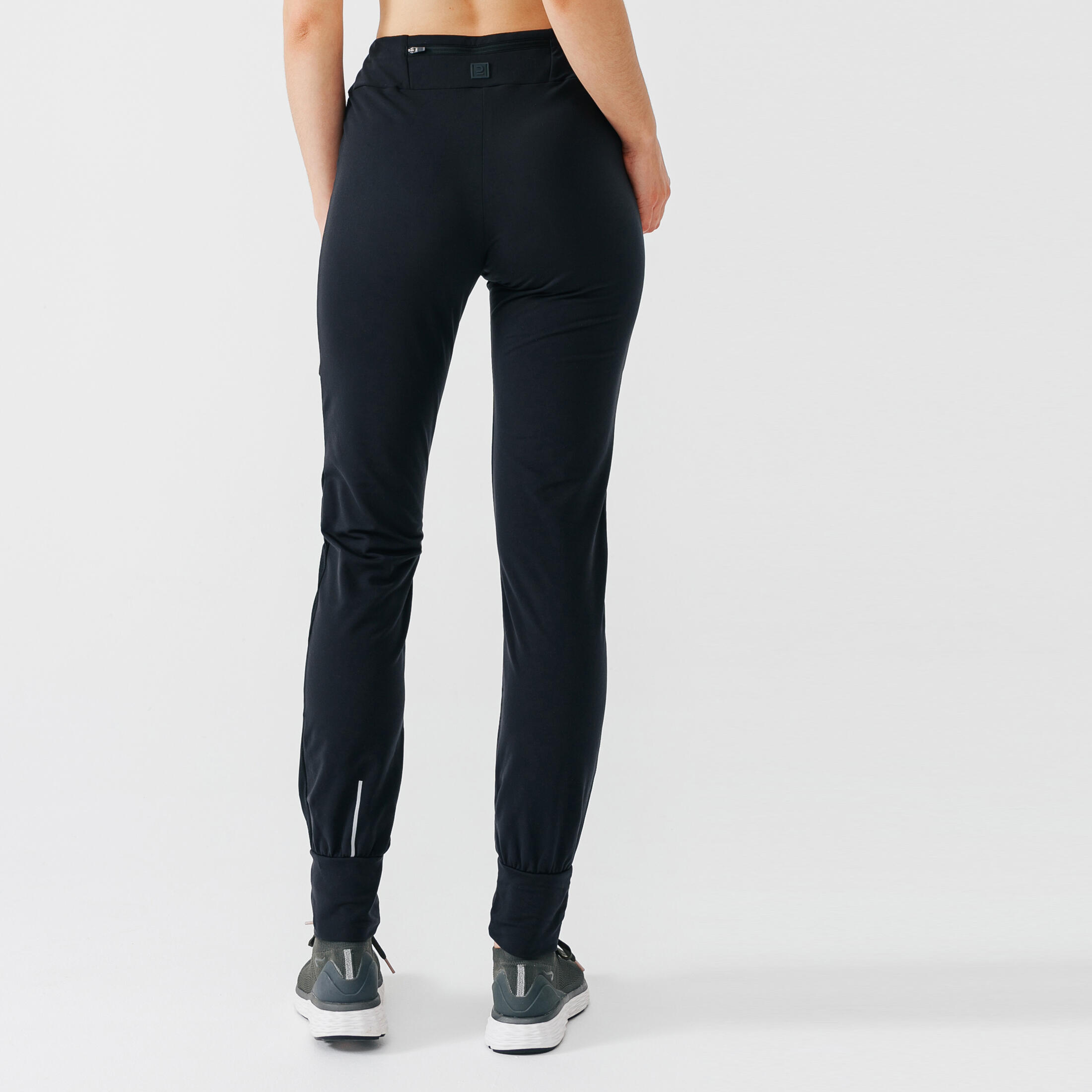 Pantalon de jogging running chaud femme Warm noir Decathlon