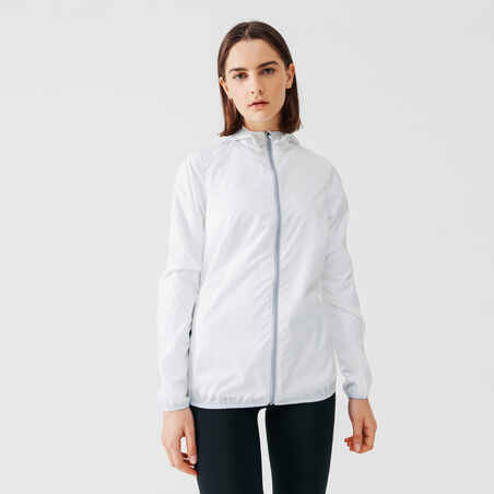 Veste running coupe vent femme - Wind blanche