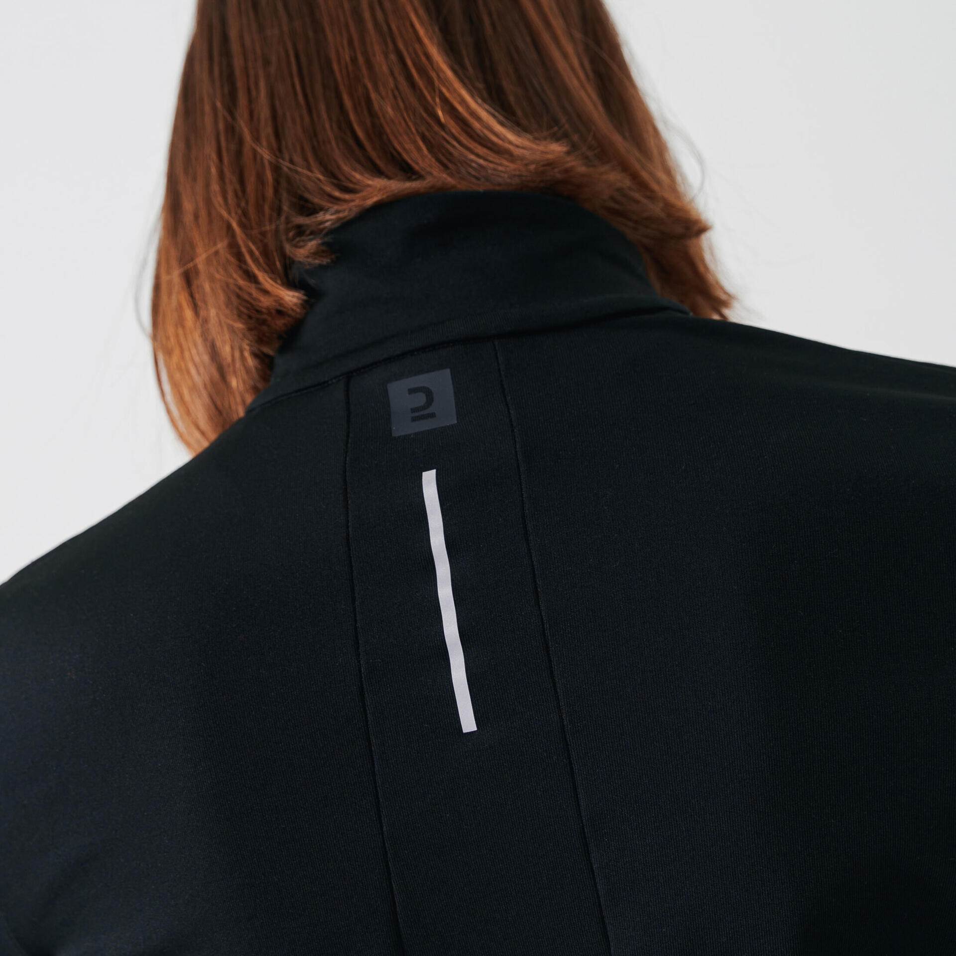 Run Warm Women's Running Long-Sleeved Jersey - Black 