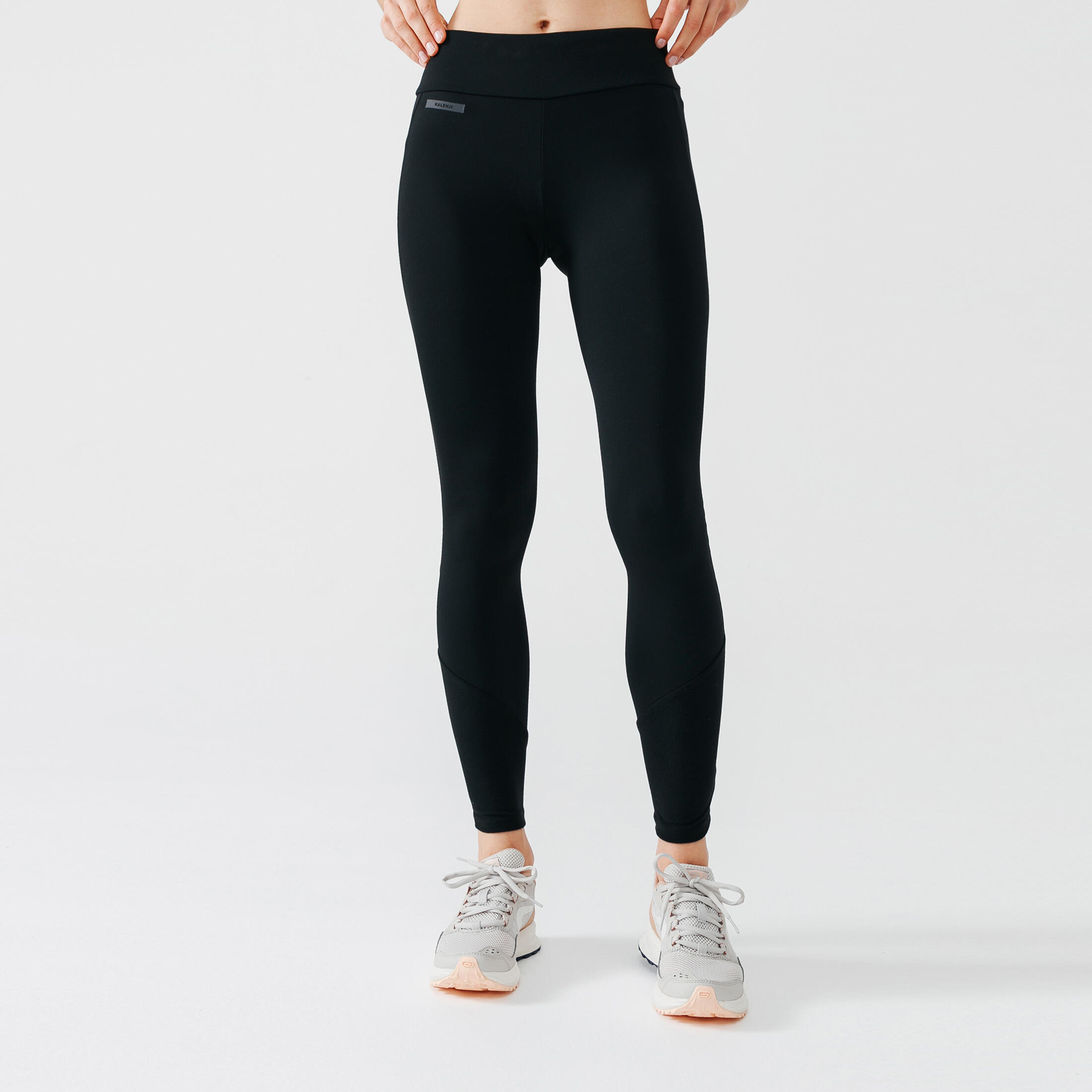 Legging running chaud femme Warm noir Decathlon