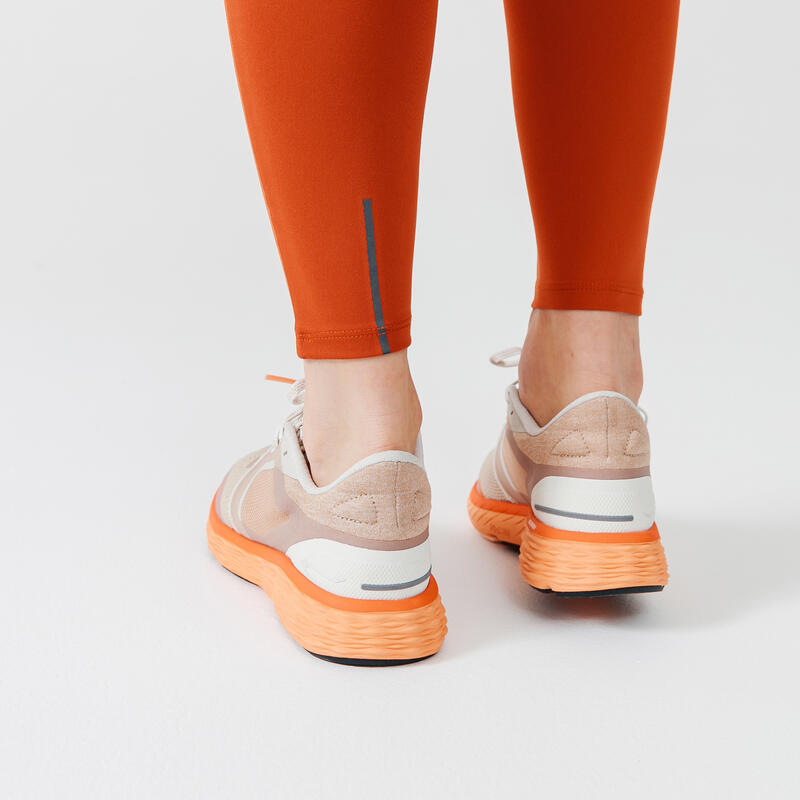 Legging running gainant femme (du XS au 5XL - Grande taille) - orange