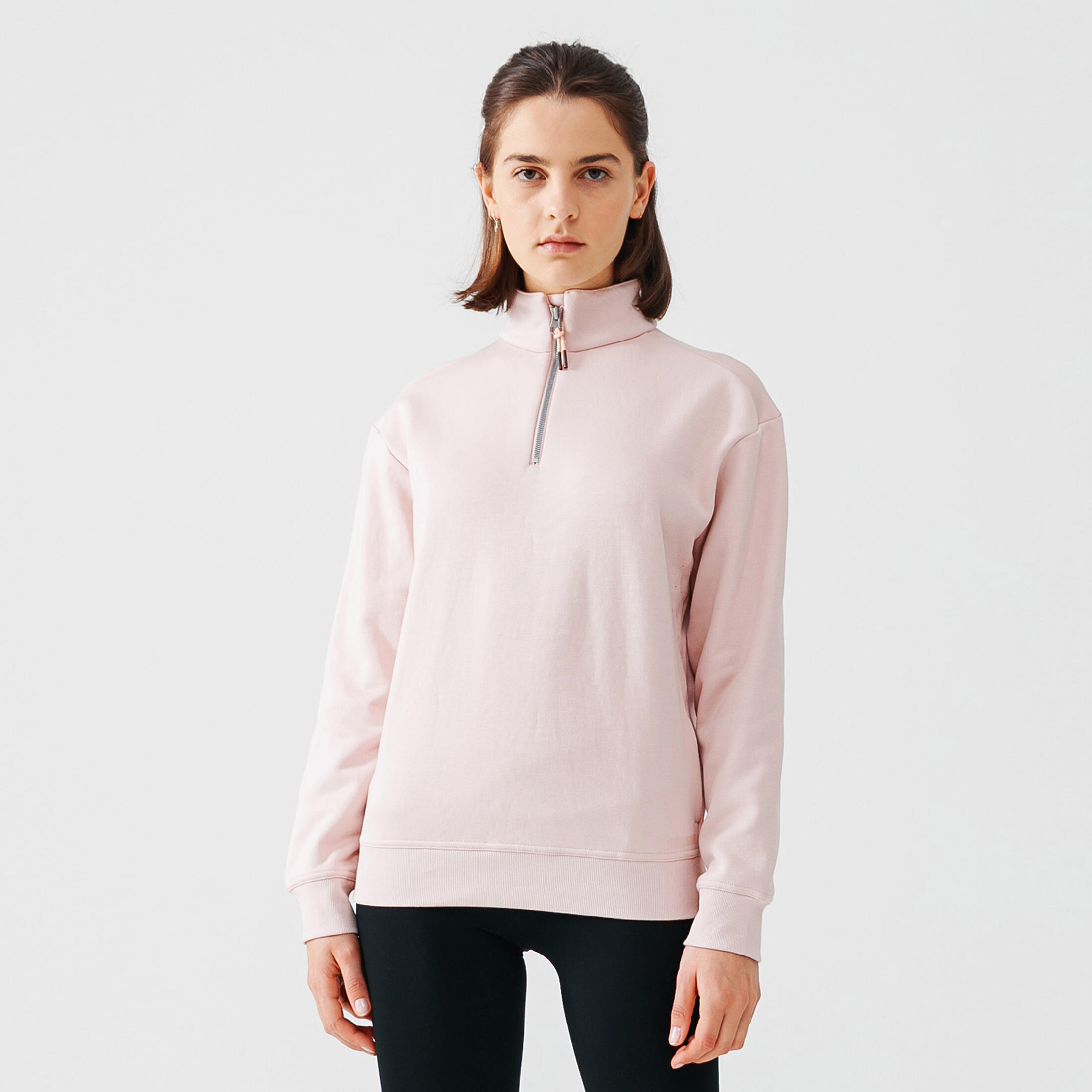 polo neck with zip