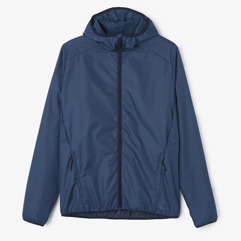 Kalenji Run Rain Men's Running Wind and Rain Jacket slate blue