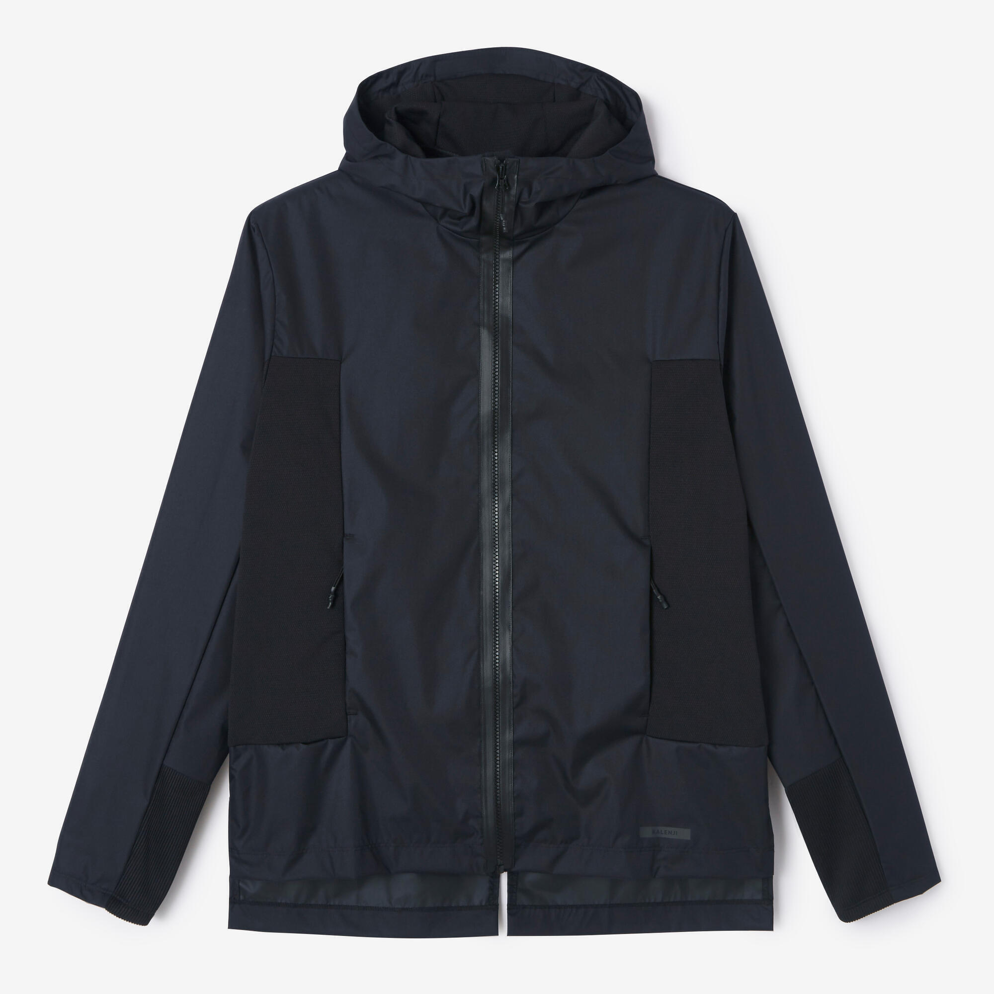 Men's Waterproof Running Jacket - KIPRUN Run 100 - Black 7/8
