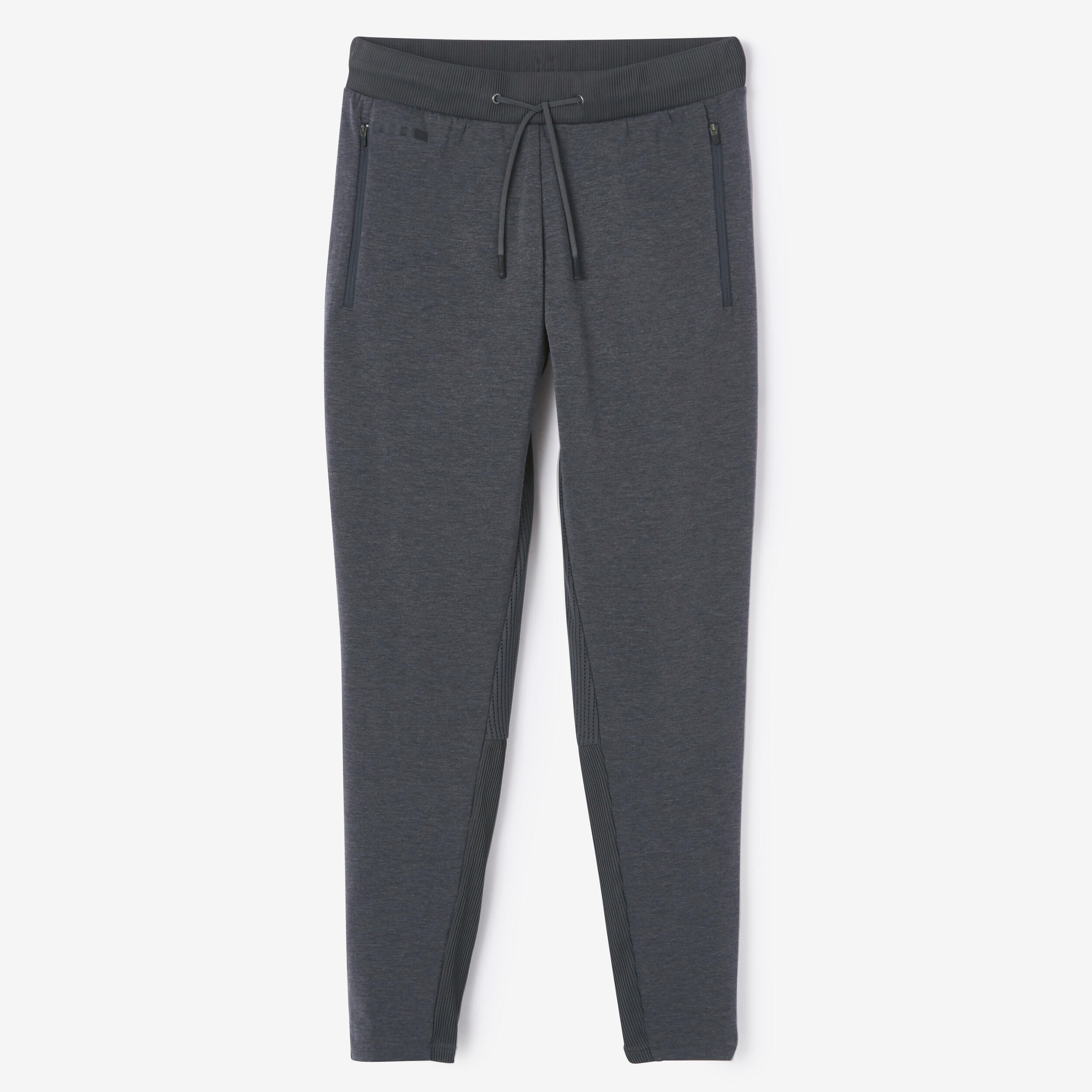 Men's Running Trousers Kalenji Warm+ - grey 6/8