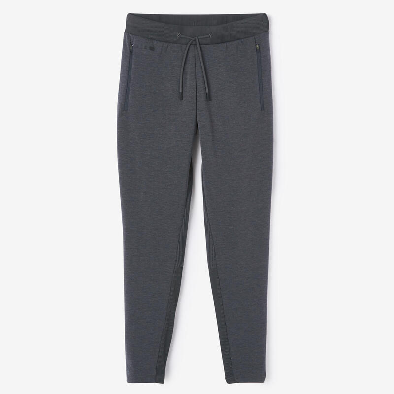 Pantalon Alergare Jogging Warm+ Gri închis Bărbaţi