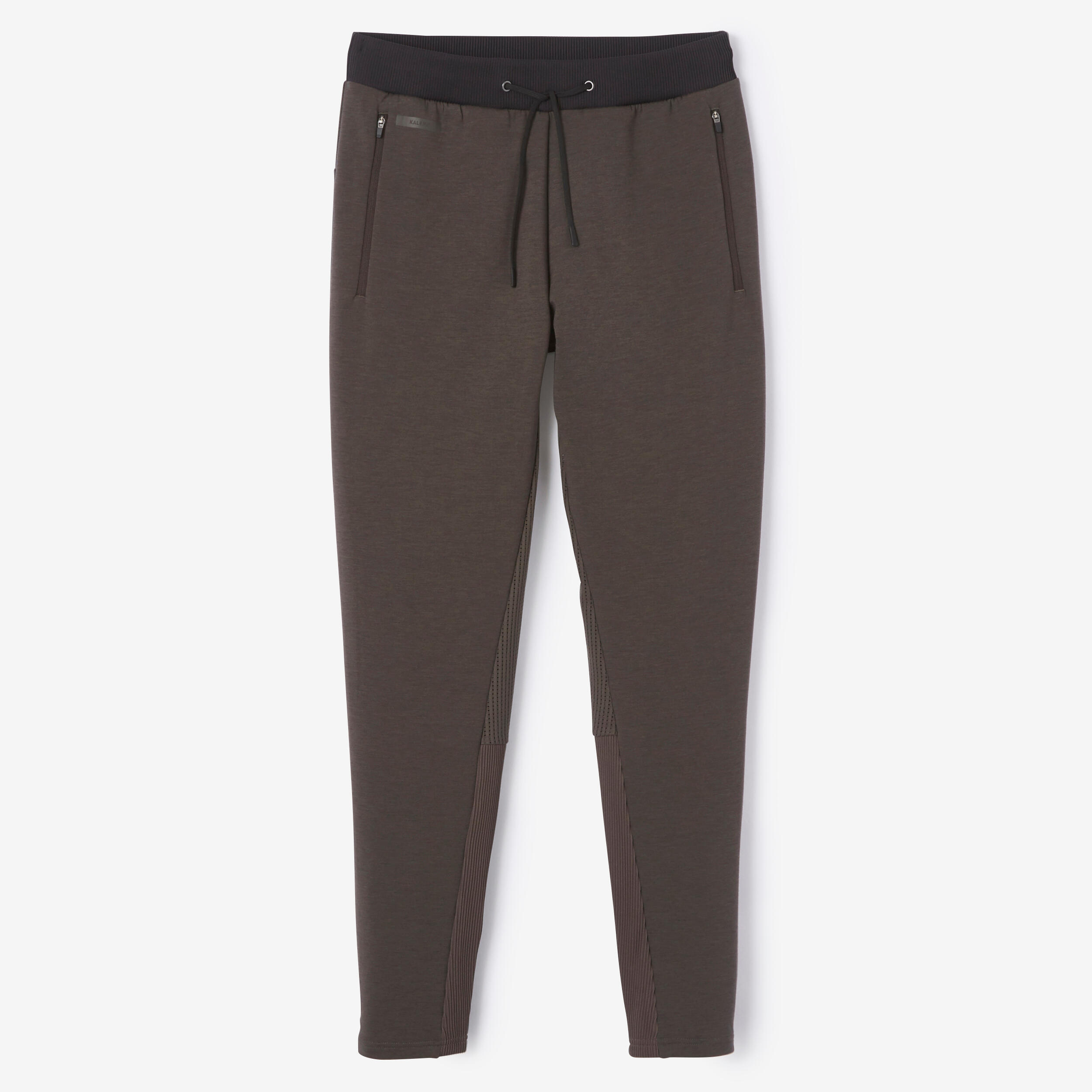 RUNNING TROUSERS - DARK KHAKI - Decathlon
