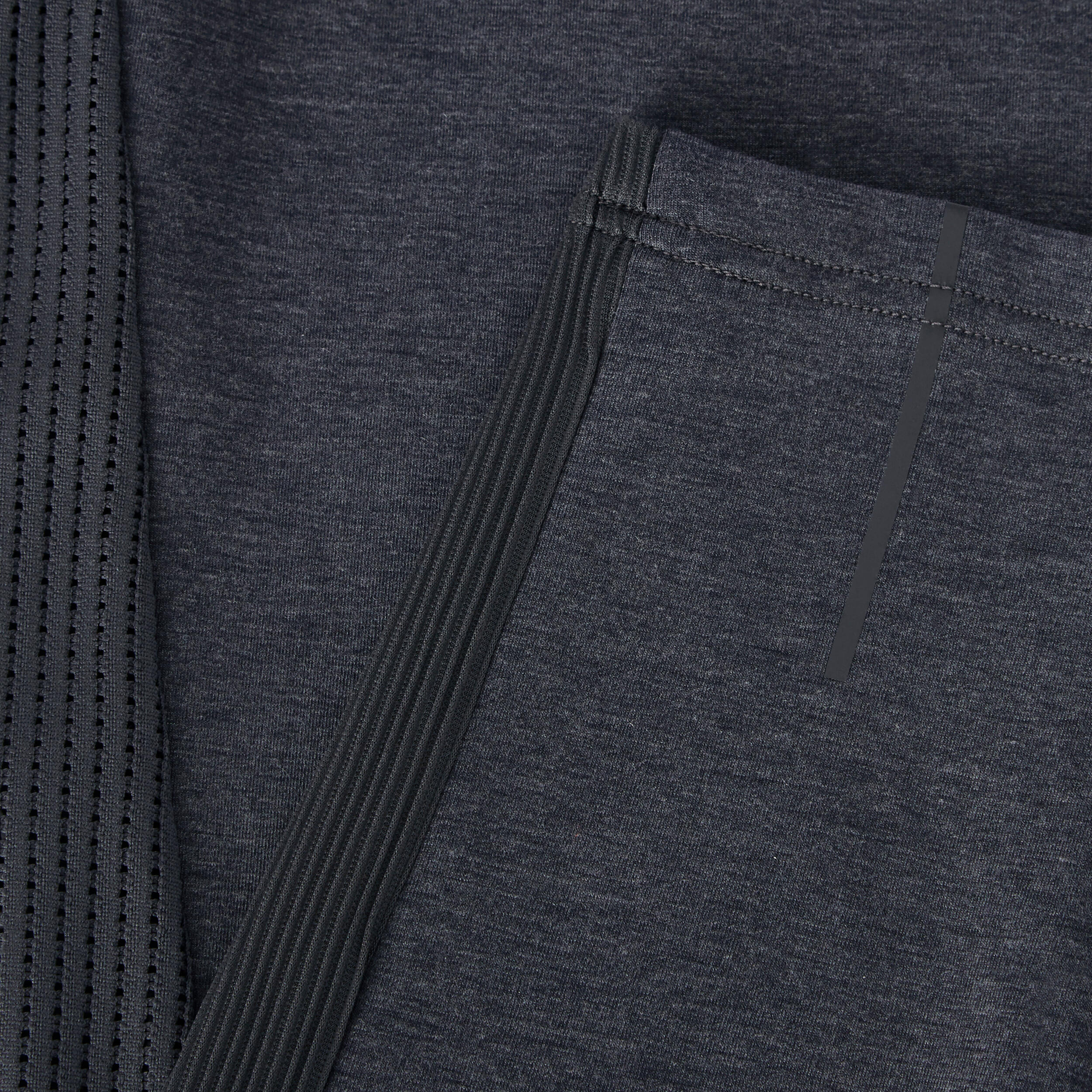 Men's Running Trousers Kalenji Warm+ - grey 7/8