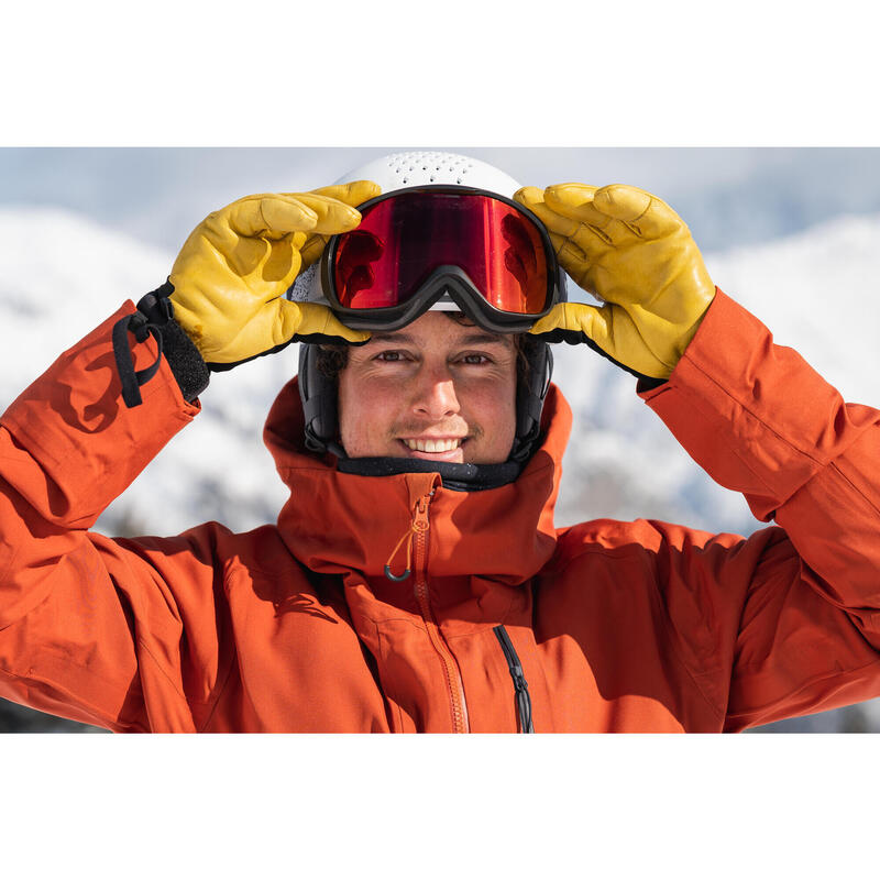 Skibrille Snowboardbrille G 500 Allwetter Erwachsene/Kinder photochrom/schwarz 