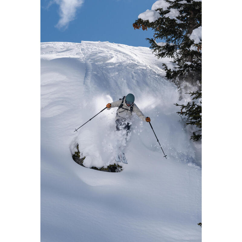 Pánské lyžařské kalhoty na freeride FR500 PADDING tmavě modré 