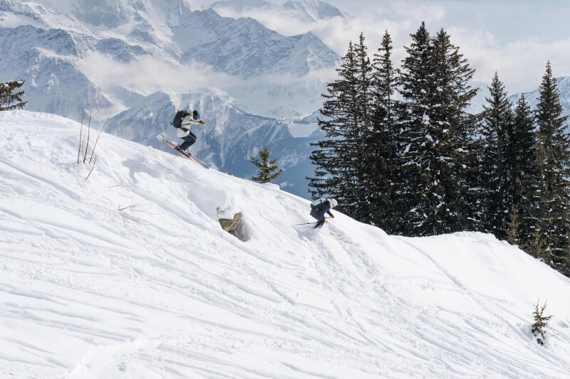 Narty freeride/freestyle damskie Wedze Slash 100 z wiązaniami