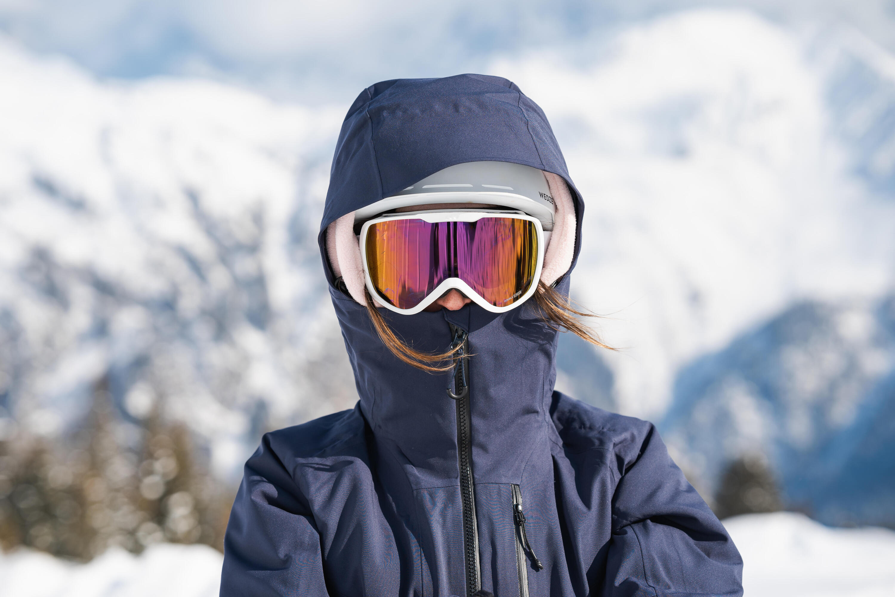 Kurtka narciarska i snowboardowa damska Quechua FR 500 8/13