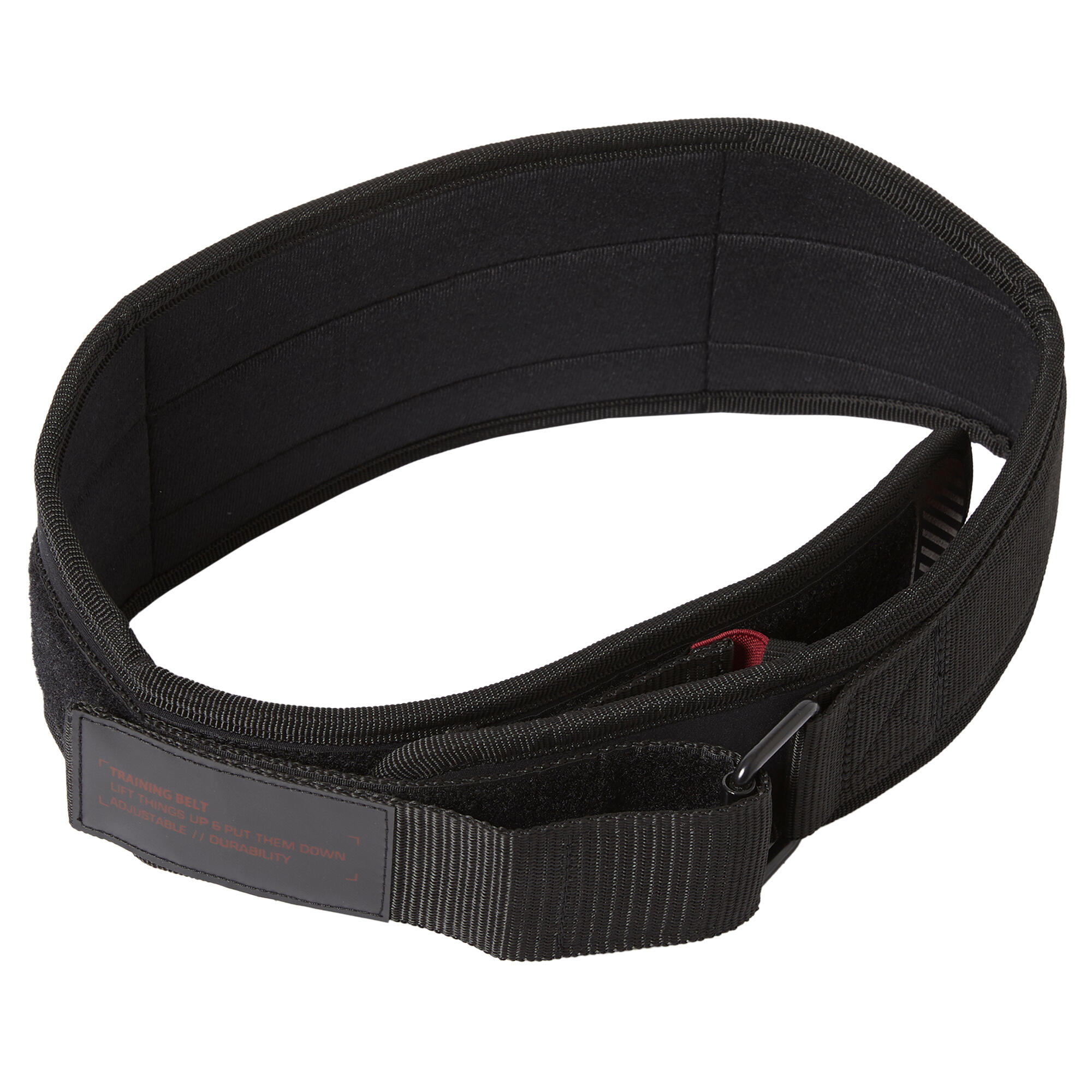 Ceinture lombaire de musculation en nylon – noir - CORENGTH