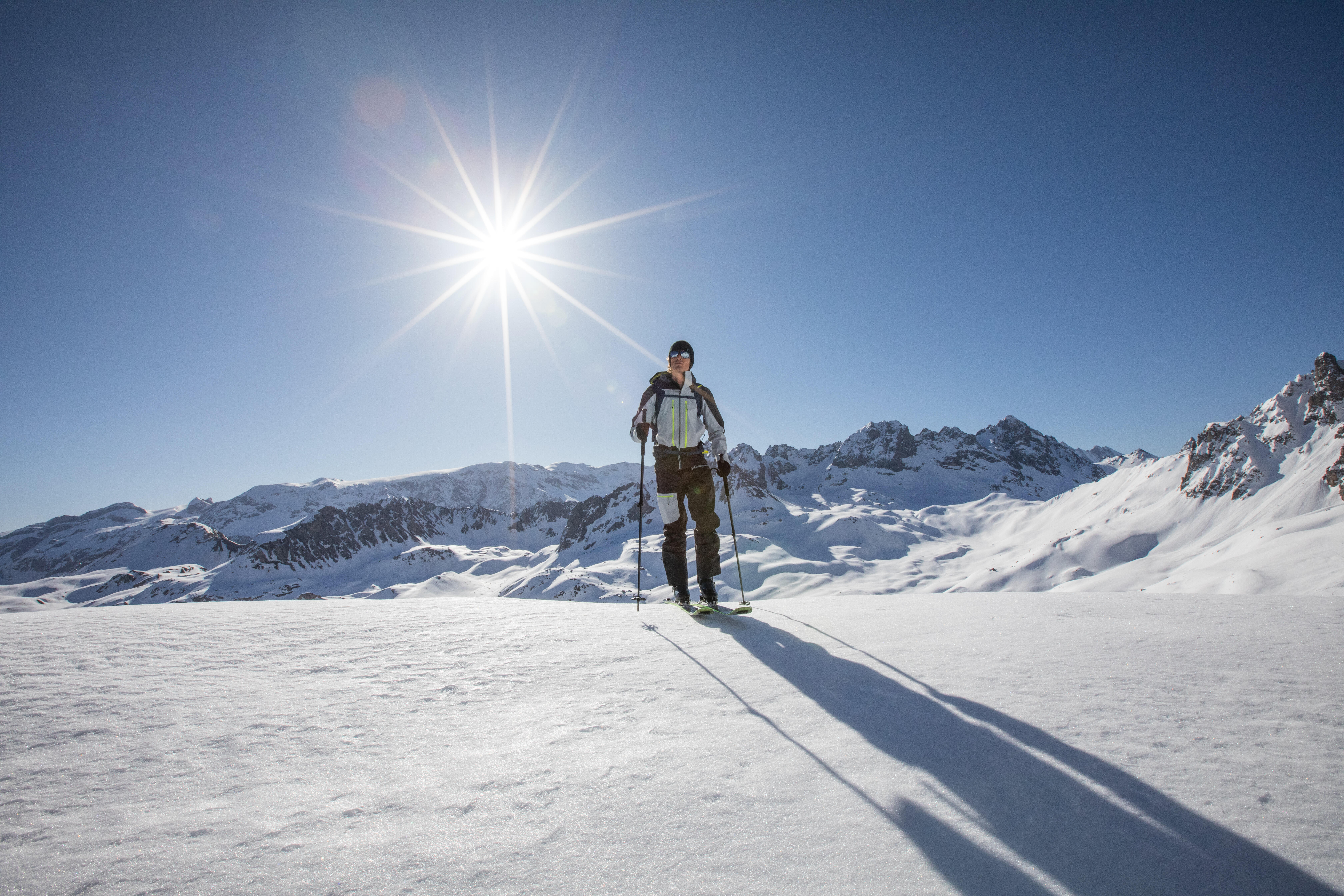 Touring Skis with Bindings & Skins - MT 90 - WEDZE