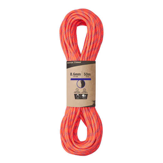 
      Kletter-Halbseil 8,6 mm × 50 m orange
  