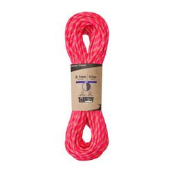 Corde à double dry d'escalade et d'alpinisme 8.1 mm x 60 m - Rappel 8.1 Rose