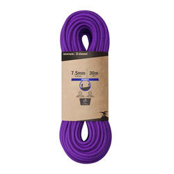 CORDE A DOUBLE DRY 7.5 mm x 30m - RANDO DRY violette