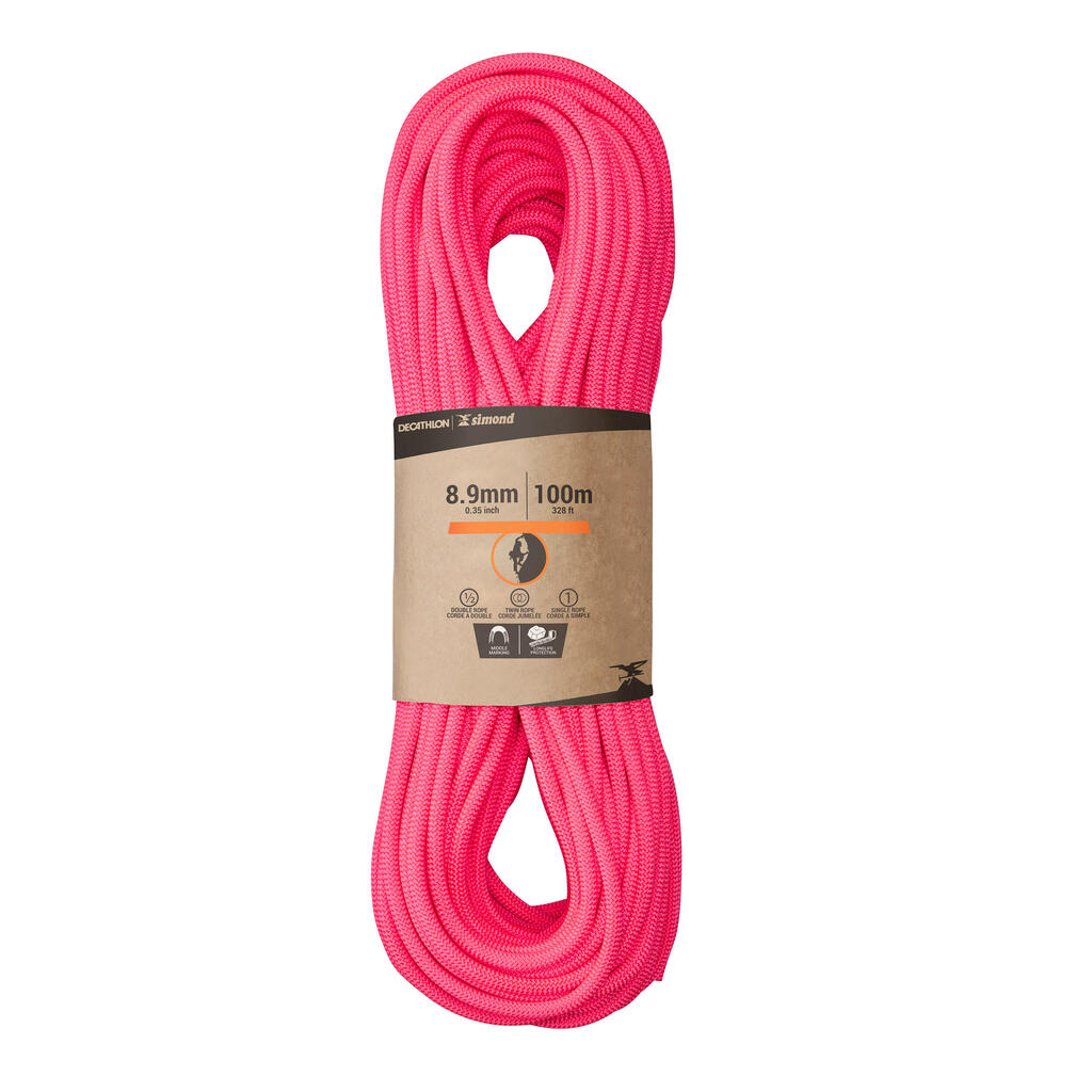 Climbing Standard Triple Cord 8.9 mm x 328'