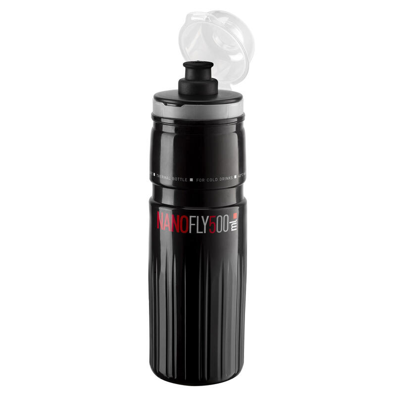 Nano Fly Thermal Cycling Water Bottle, Black - 500ml