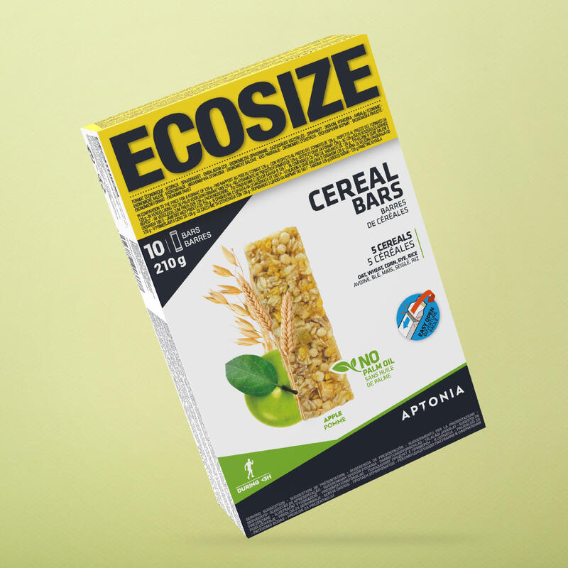 Barrita de cereales CLAK manzana ECOSIZE 10 x 21 g