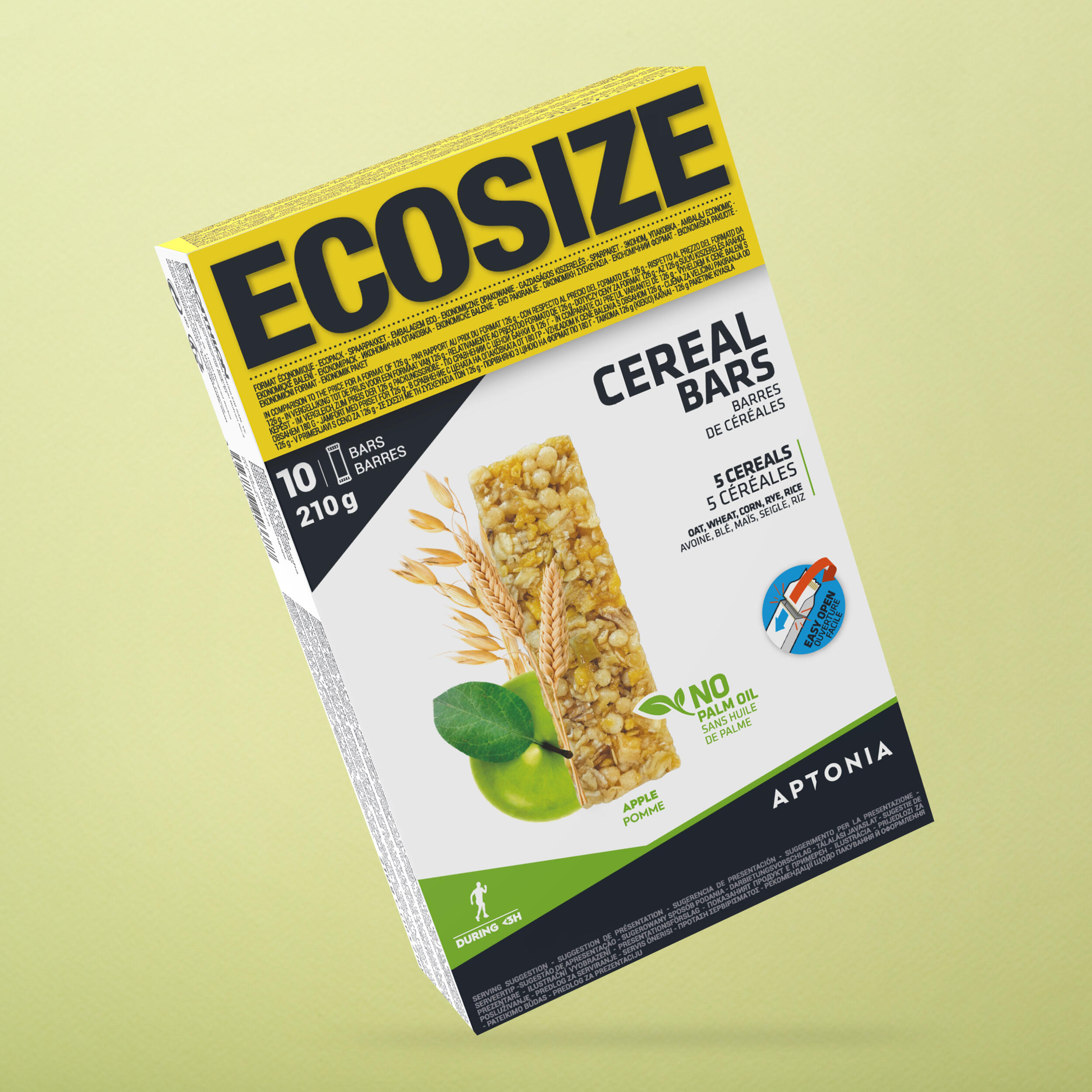 Baton de Cereale Clak Ecosize Măr 10 x 21g APTONIA imagine noua