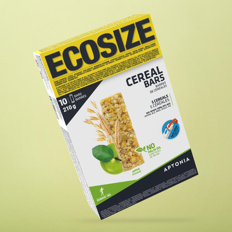 Baton de Cereale Clak Ecosize Măr 10 x 21g