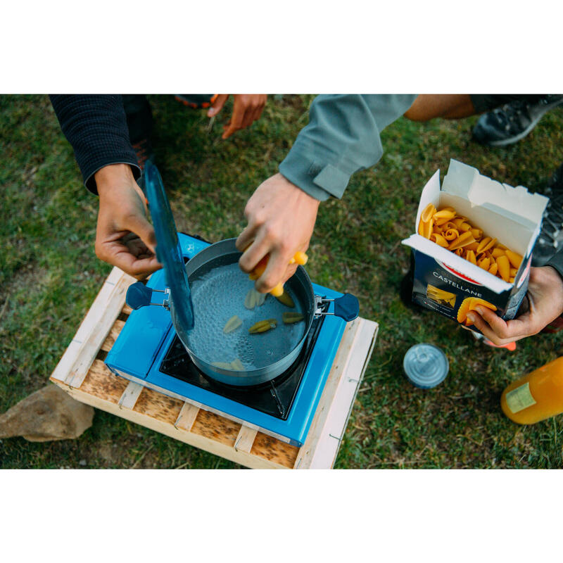 四人用健行露營不沾塗層不鏽鋼廚具組MH500 3.5 L