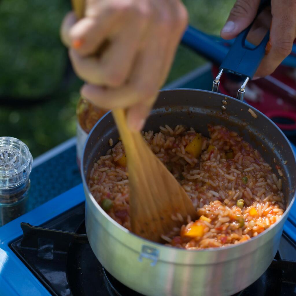 MH500 hiker's camping cook set stainless steel + non-stick coating 4 p. 3.5 L