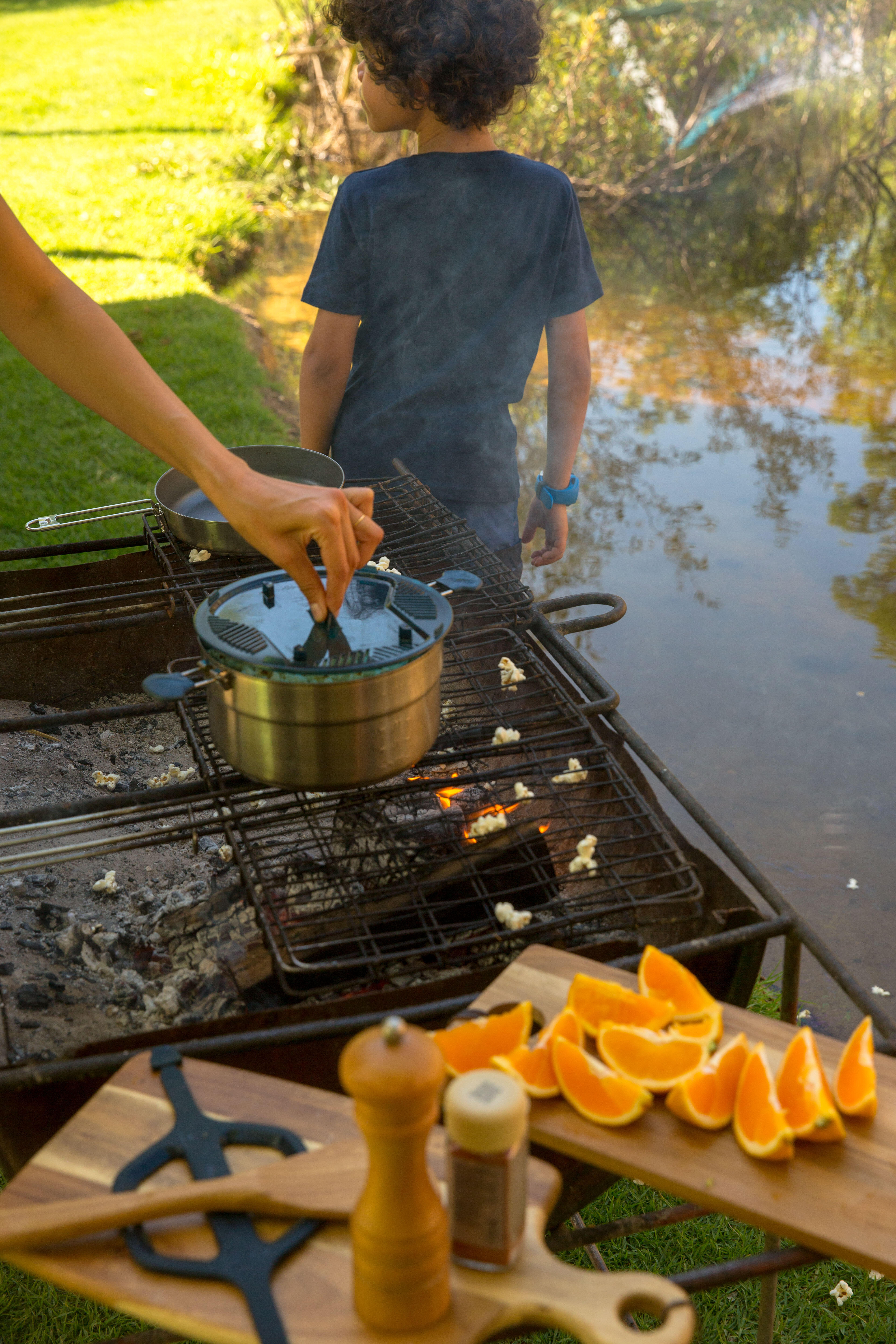 2-Person Stainless Camping Cook Set - MH 500 - QUECHUA