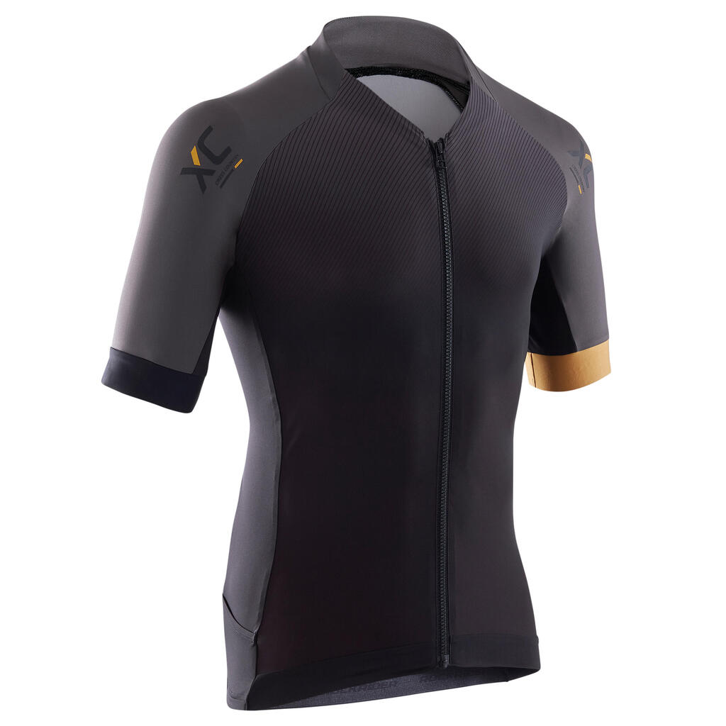 Mountain Bike Jersey XC Light - Black/Ochre