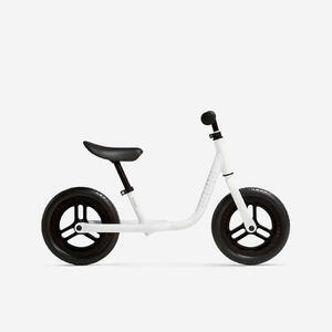 Bicicleta sin pedales niños 10 pulgadas Runride 100 blanco