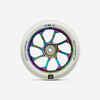 120 mm Alu Core PU Freestyle Scooter Wheel - Neochrome/Transparent