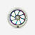 Roue trottinette freestyle core alu neochrome PU transparent 120 mm