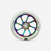 Roue trottinette freestyle core alu neochrome PU transparent 120 mm