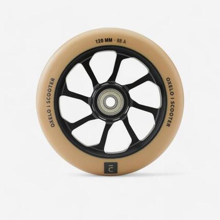 Roue trottinette freestyle core alu noir PU noir 120 mm