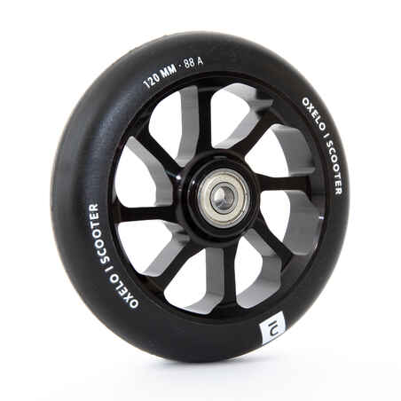 120 mm Alu Core PU Freestyle Scooter Wheel - Black